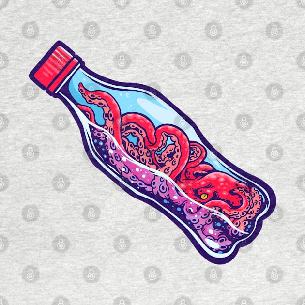 Octopus Bottle by machmigo